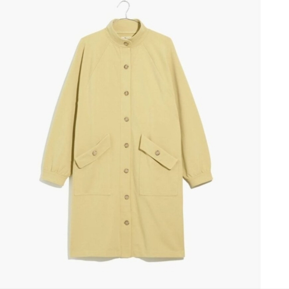 Madewell Womens Structured Terry Longline Coat Size XS